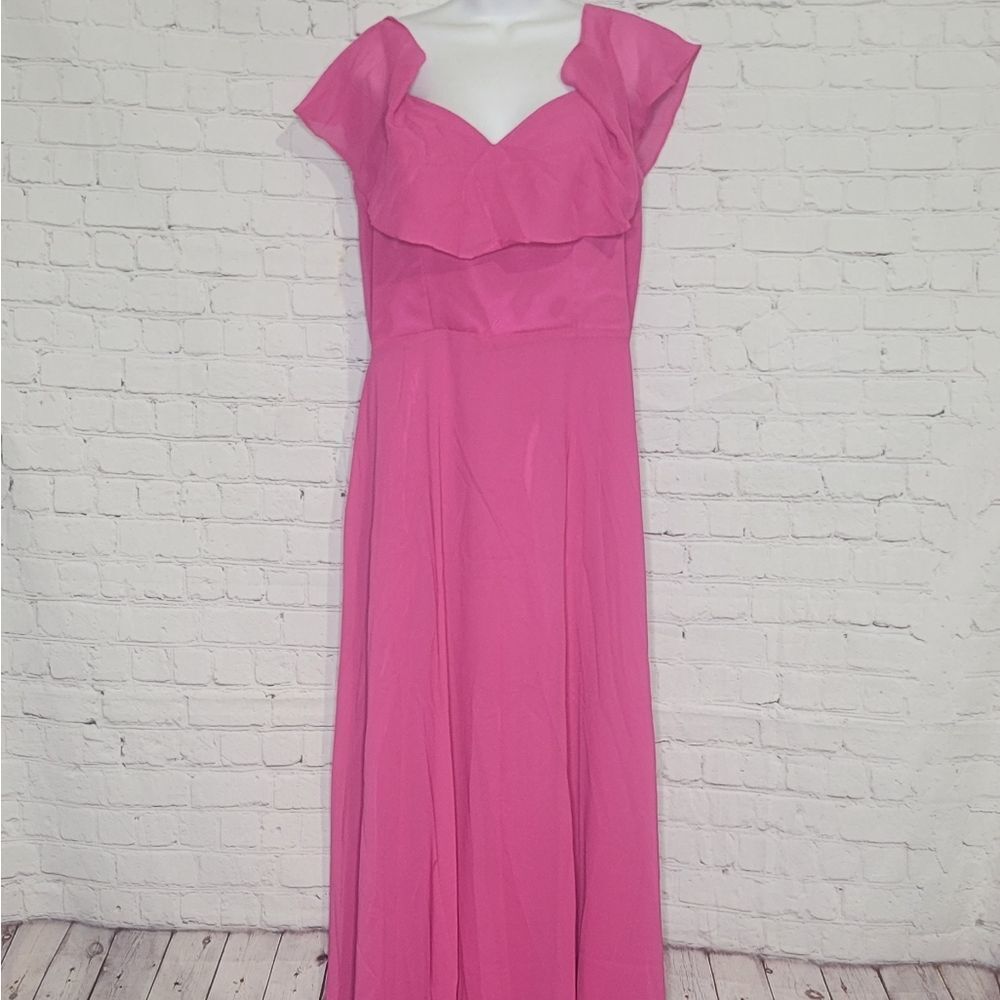Women's Chiffon‎ Ruffle Dress Size 14